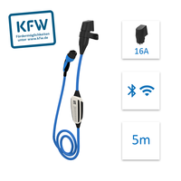 NRGkick KfW Select 5m, 22kW, WLAN, Bluetooth, Wandsteckdose 16A, 12501008 