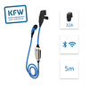 NRGkick KfW Max 5m, 22kW, WLAN, Bluetooth, Wandsteckdose 32A, 12501015
